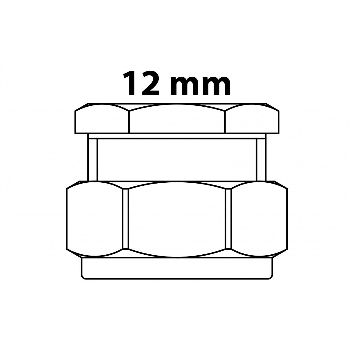 989459117 End piece, brass, 12 mm, clamp fitting for copper pipe vue 4