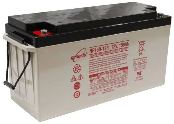 Batterie rechargeable Gel 12Vdc 150Ah 483 x 170 x 242mm 47.13kg