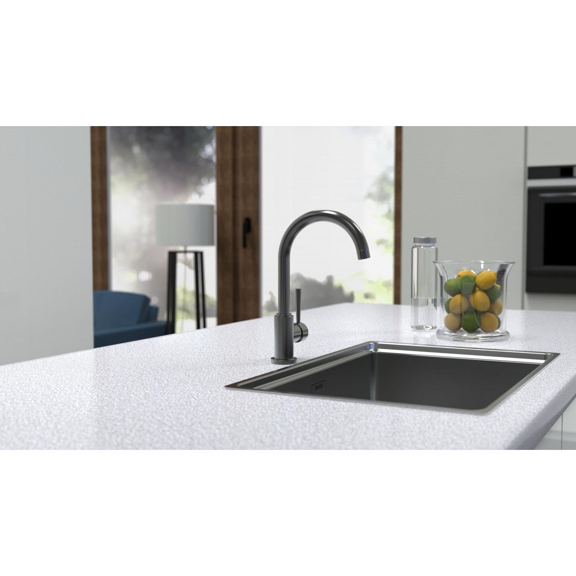 79162 CORNWALL Mitigeur évier, graphite mat vue 11