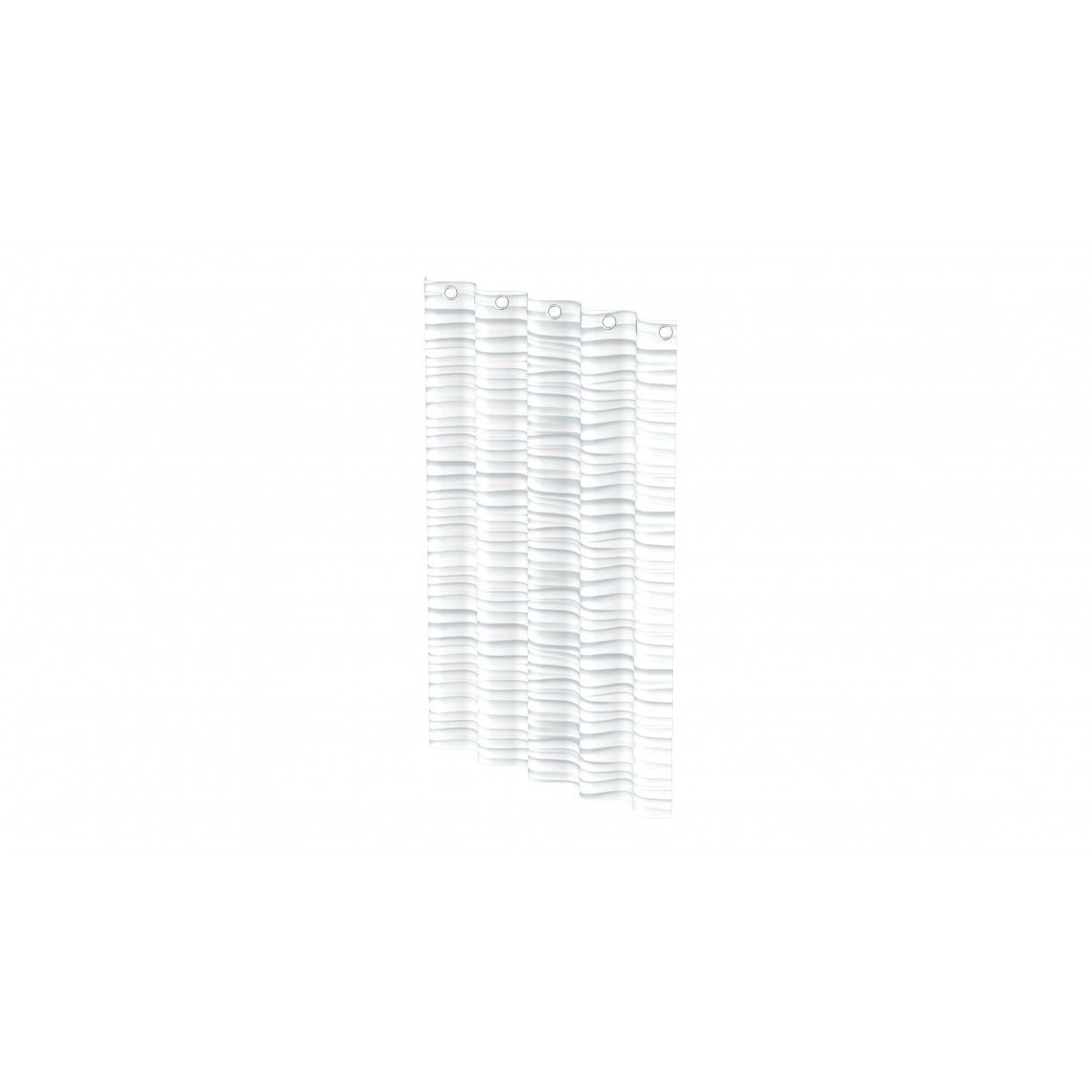 BA0401 Douchegordijn, White Wave vue 5