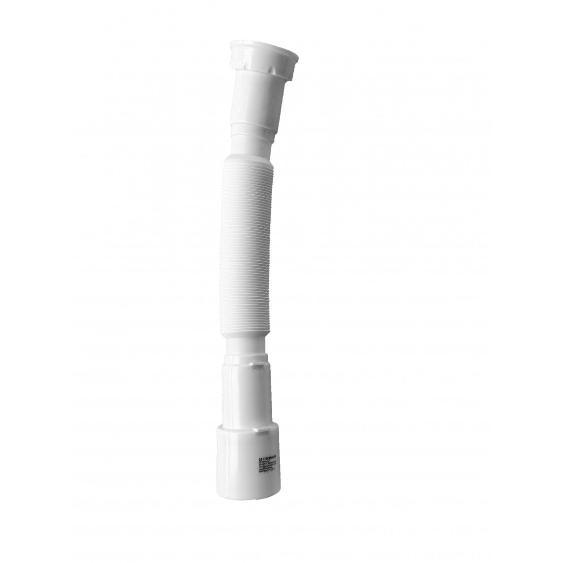 98836948 KS flexibele verbindingspijp, wit, 1 1/2"BI x 40/50 mm, 340-900 mm vue 3