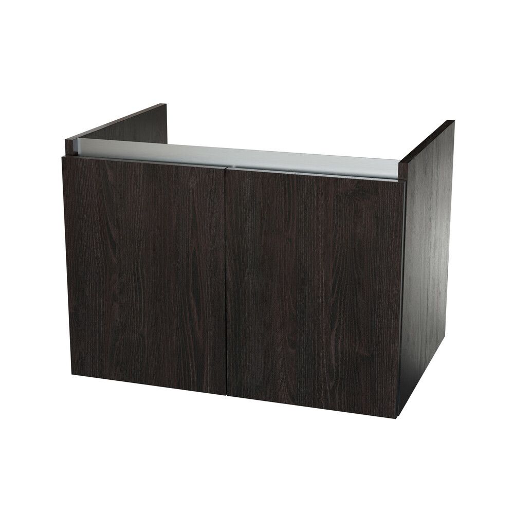Intro Tempus Sous-meuble 700×500×495MM 2PORTES Thermo Oak Black