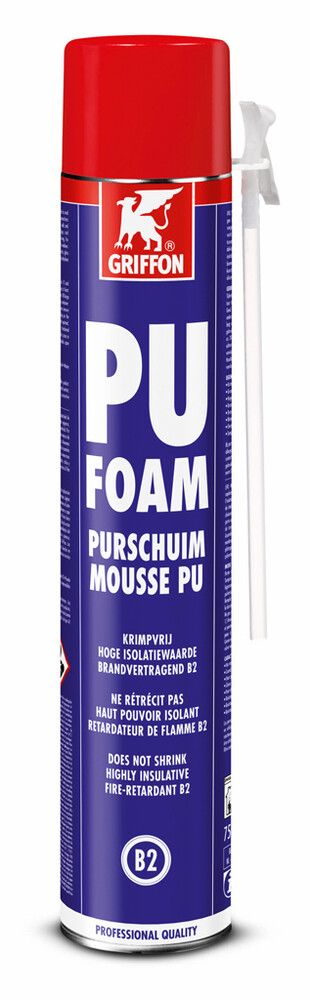 Griffon Pu-foam Mousse DE Polyuréthane À Durcissement Rapide 750 ML