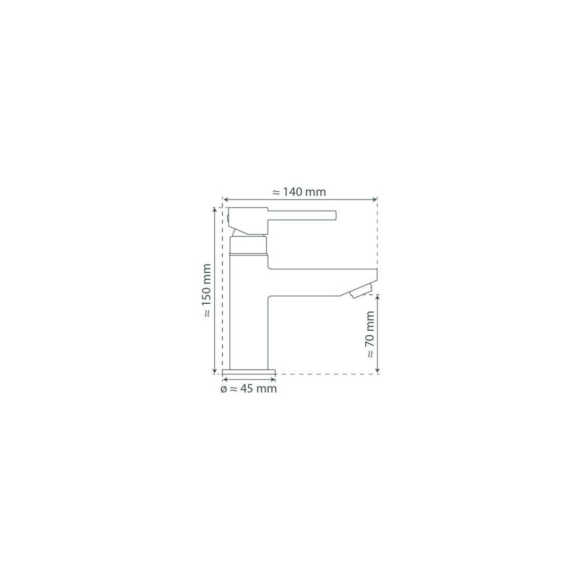 35911 LAURANA Cold water tap, chrome vue 9