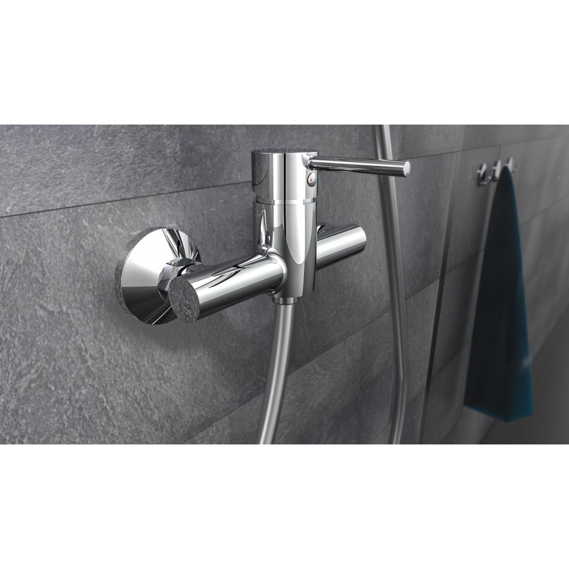 35940 LAURANA Shower mixer, chrome vue 3