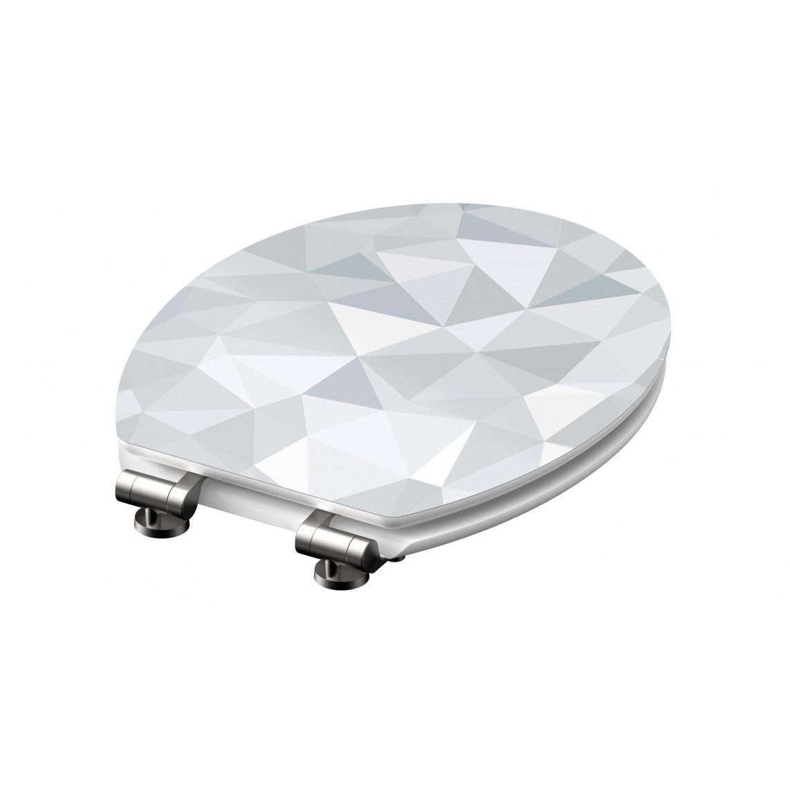 80545 MDF HG Toilet seat DIAMOND, with soft close vue 5