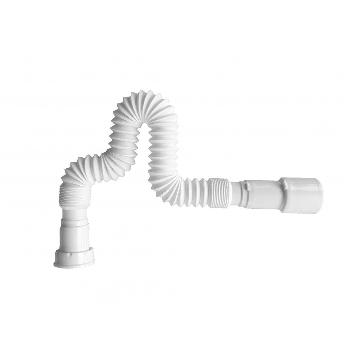 98836948 KS flexibele verbindingspijp, wit, 1 1/2"BI x 40/50 mm, 340-900 mm vue 5