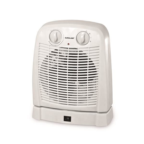Radiateur souffant pour salle de bain à oscillation 1000 - 2000W avec voyant de puissance thermostat