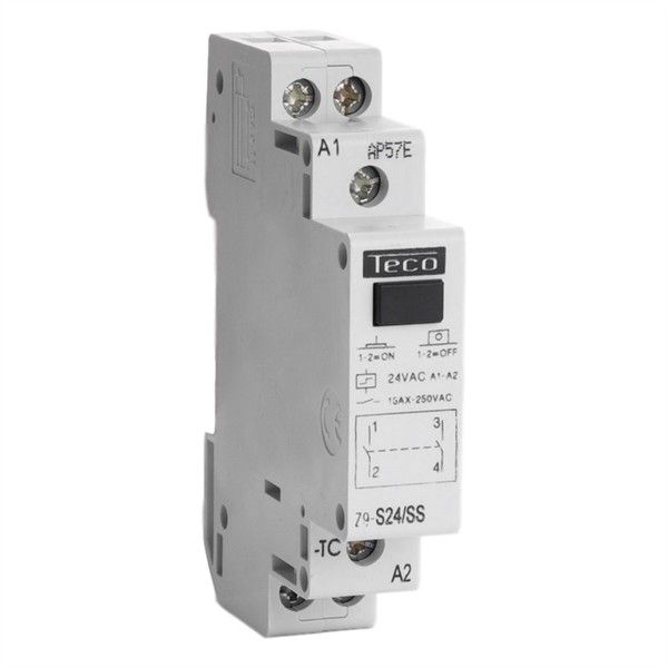Télérupteur 24Vac 16A 2 NO