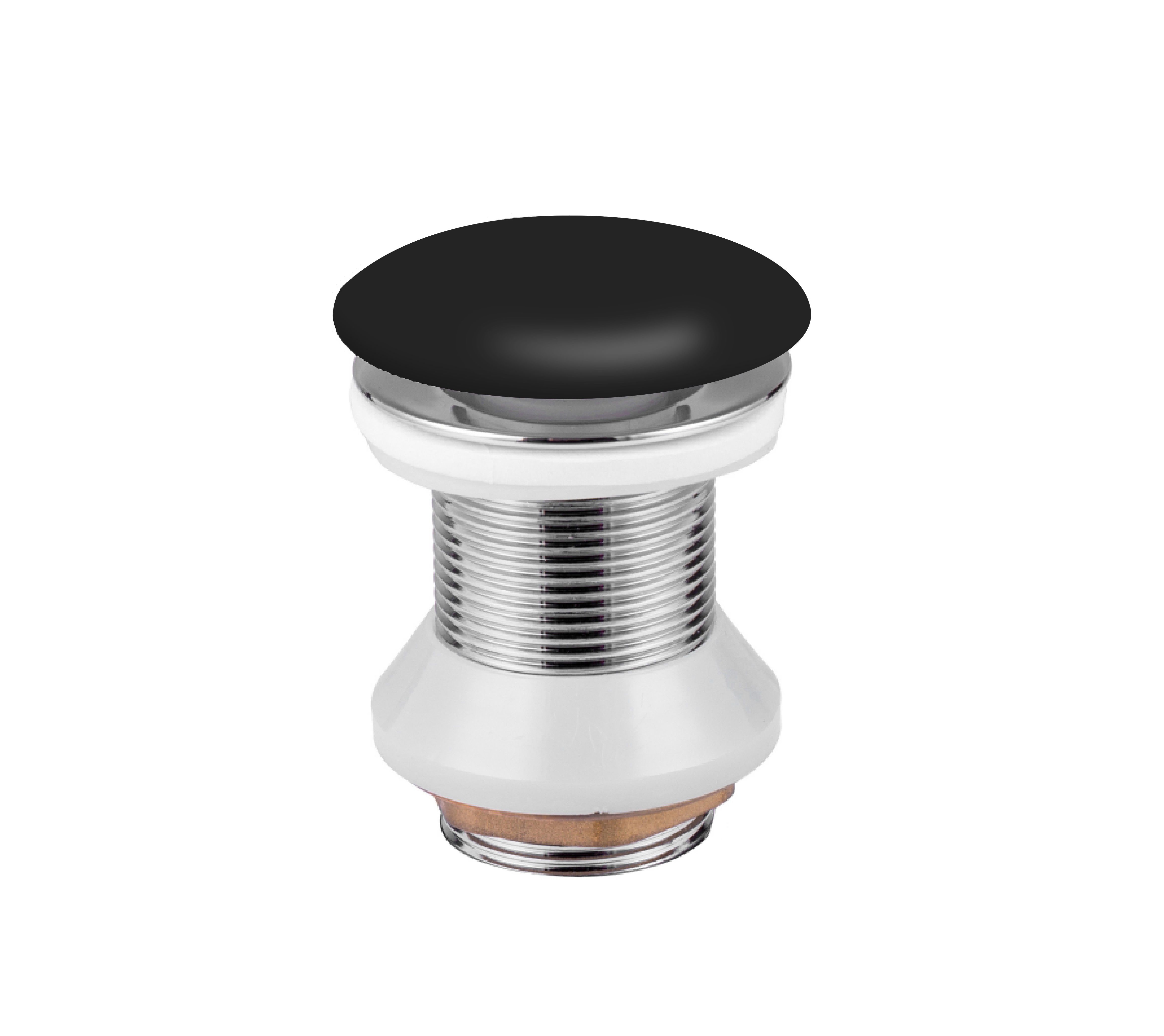 Aloni Bonde Lavabo - Clic-clac - Céramique - 5/4” - Noir Mat