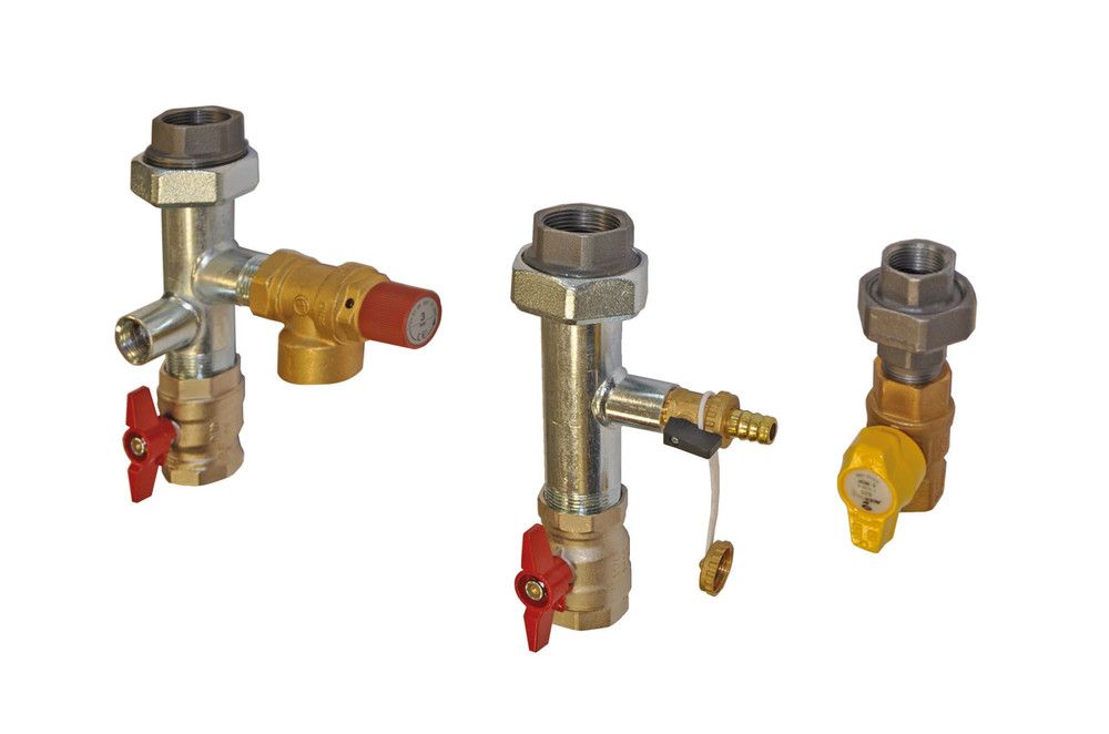 DE Dietrich HC177 Kit Raccordement Hydraulique Avec Robinet Gaz MC64/90