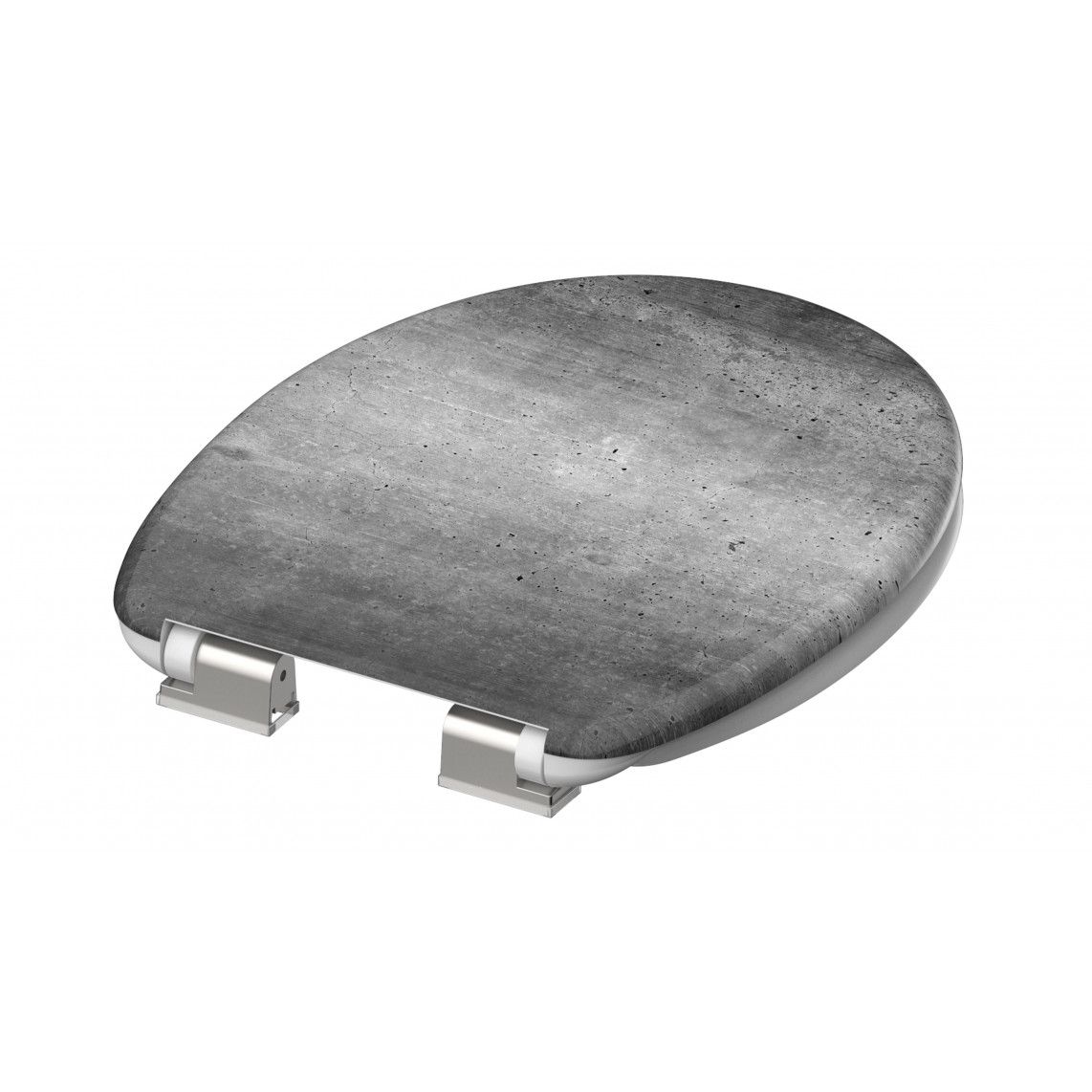 82155 Duroplast Toilet seat INDUSTRIAL GREY, with soft close vue 6