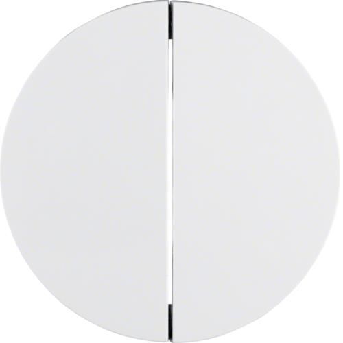Touche Berker R.1 / R.3 Blanc polaire, brillant