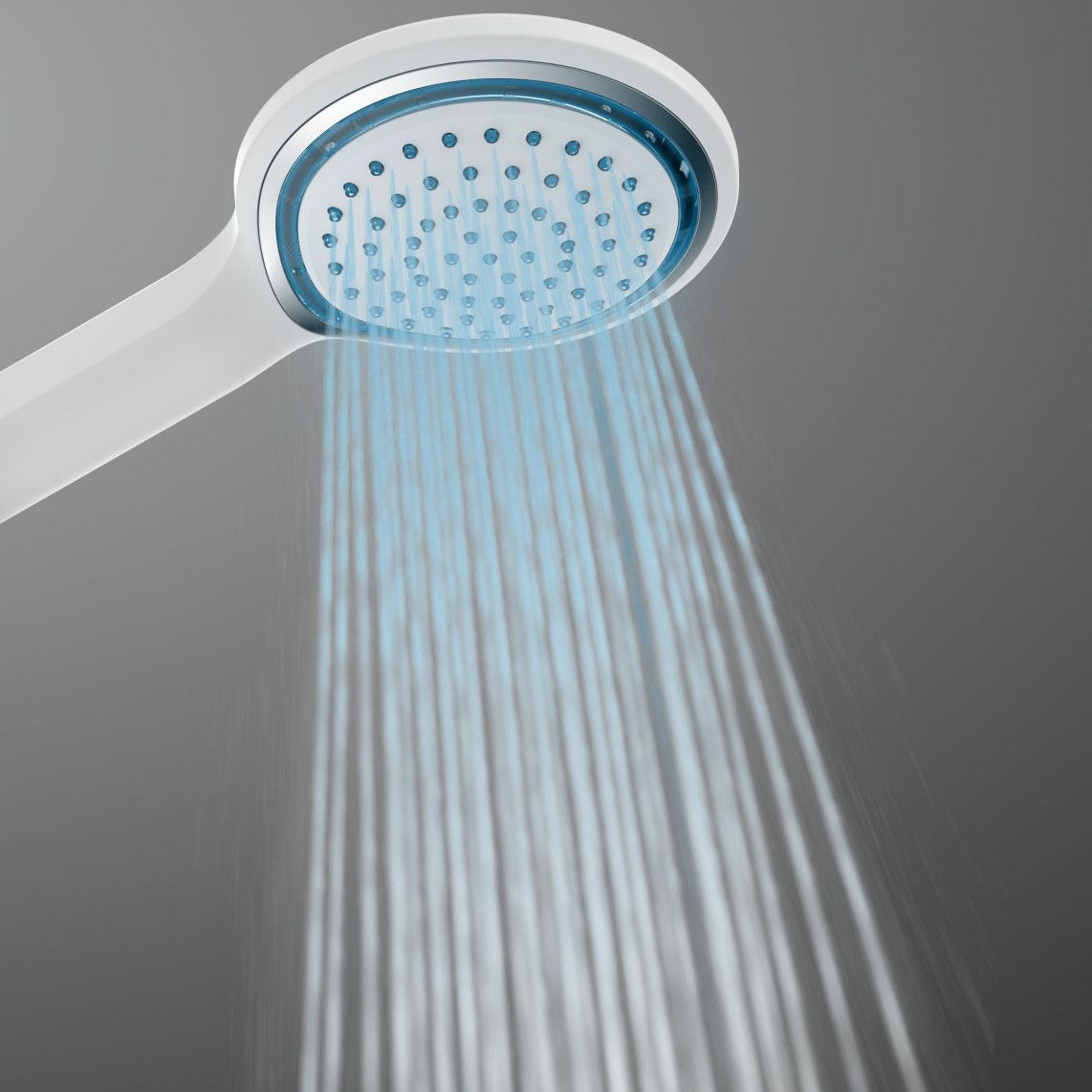 DX7064 DIGI LED Hand shower, white/chrome vue 5