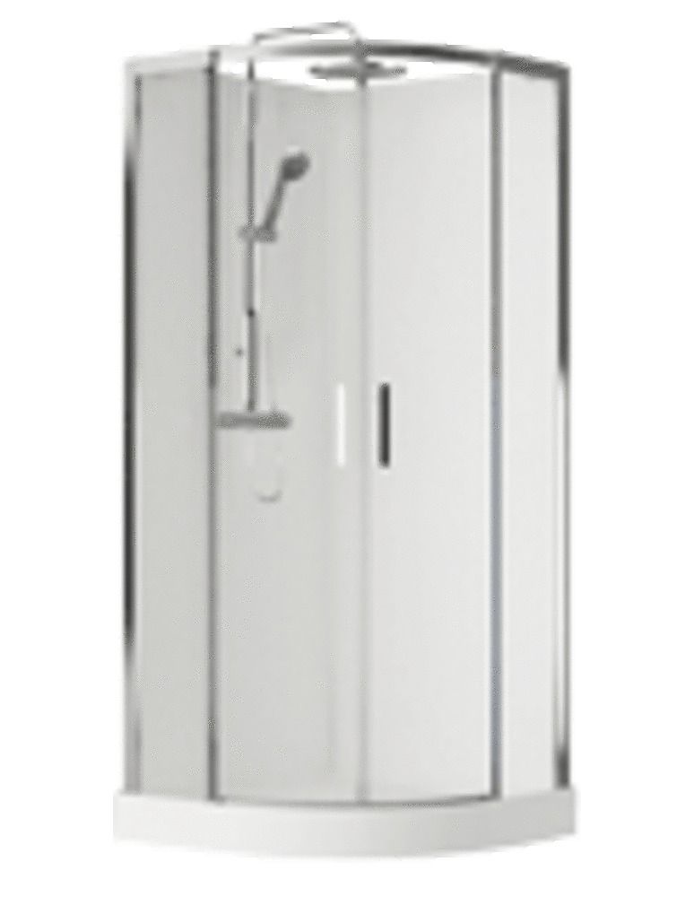 Van Marcke Vidrio Cabine DE Douche Quart DE Ronde 900×900MM Avec 2 Portes