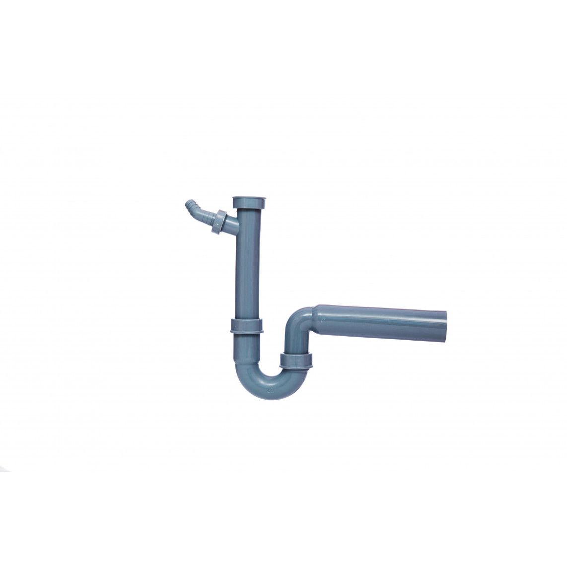 98831449 ECO-SAVE KS spoelbak-buissifon, Grijs 1 1/2"BI x 50 mm, met 3/4" toestelaansluiting vue 5