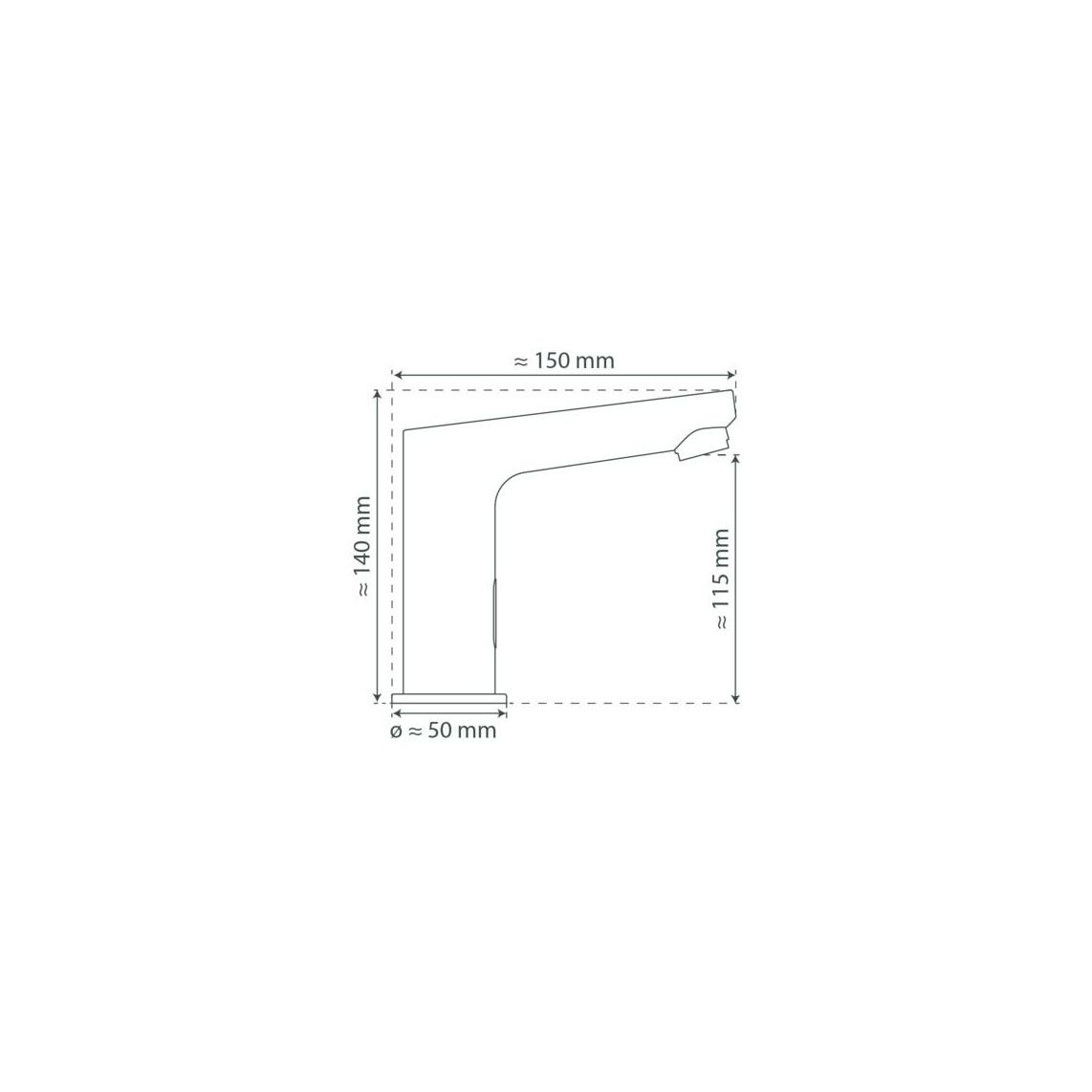 99100 VITAL Sensor wash basin mixer, chrome vue 6