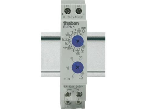 Minuterie d'escalier électronique 230V 50 - 60Hz 0,5 - 20 / 60m 1NO 16A