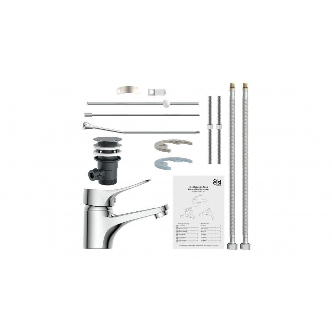 NI075VECR VERONA Wash basin mixer, chrome vue 4