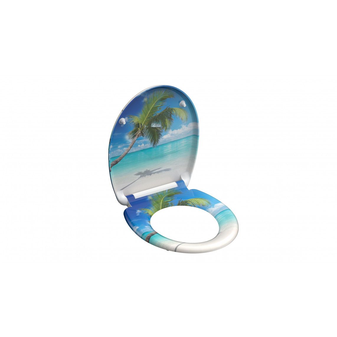 82363 Duroplast WC-zitting CARRIBEAN, met valrem en afneembaar vue 4