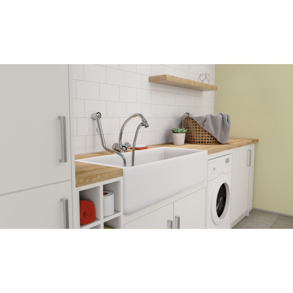 DX22 Wash basin hand shower, chrome vue 7