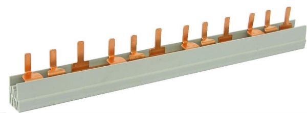 Barrette isolée à pins 10mm² 3 pôles sans embouts