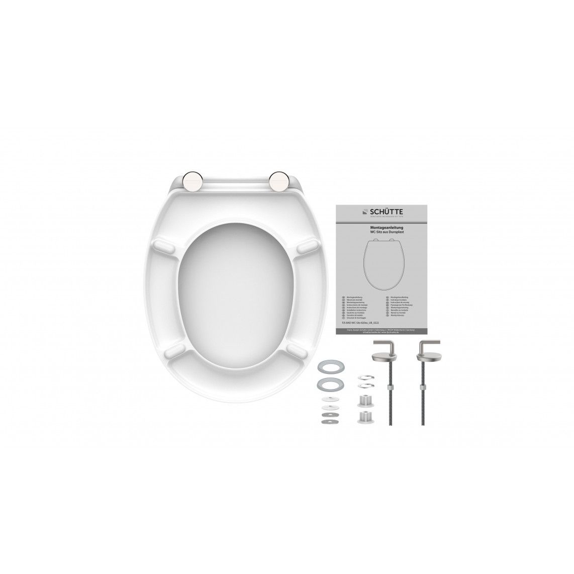 82367 Duroplast Toilet seat JASMIN, with soft close and quick release vue 6