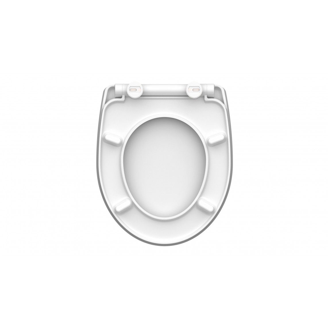 82583 abattant WC en Duroplast HG RAINDROP, avec frein de chute et déclipsable vue 5