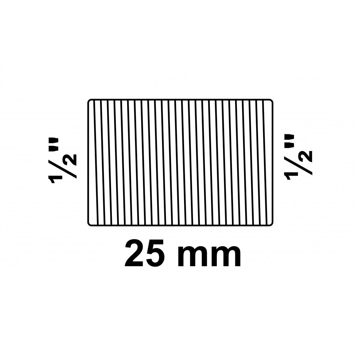 989764160 GI afdichting afvoer met draad, gegalvaniseerd, 1/2"BU x 25 mm, (531) (5x) vue 2