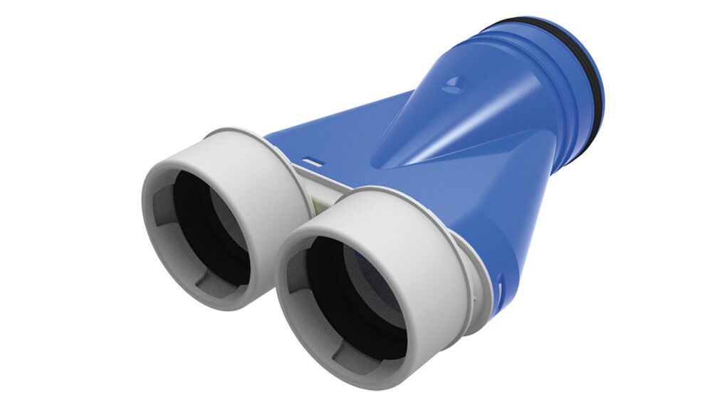 Vent-axia VOS125 290 Réduction D 125 MM 2 X D 90 MM Sans Bouche
