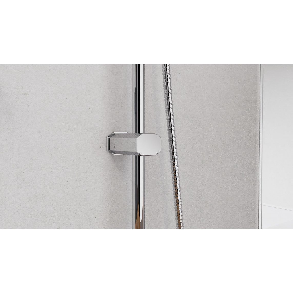 60090 TOKYO Overhead shower set, chrome vue 10