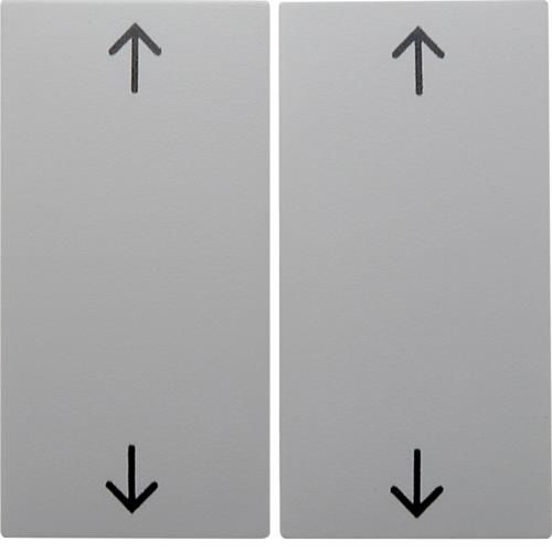 Touche avec symbole flèches Berker S.1 / B.3 / B.7 Blanc polaire, mat