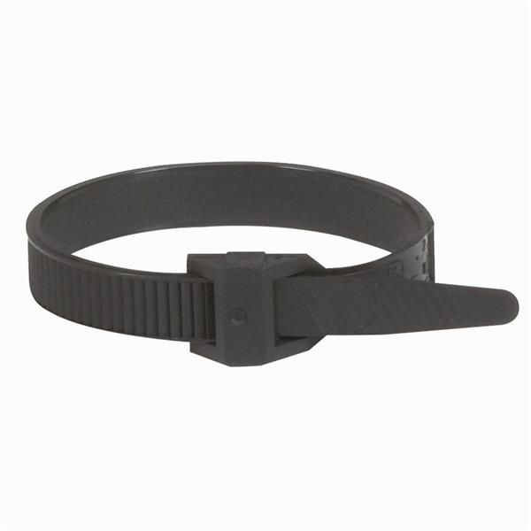 Collier colson - longueur 185mm largeur 9mm - Noir - protégé UV