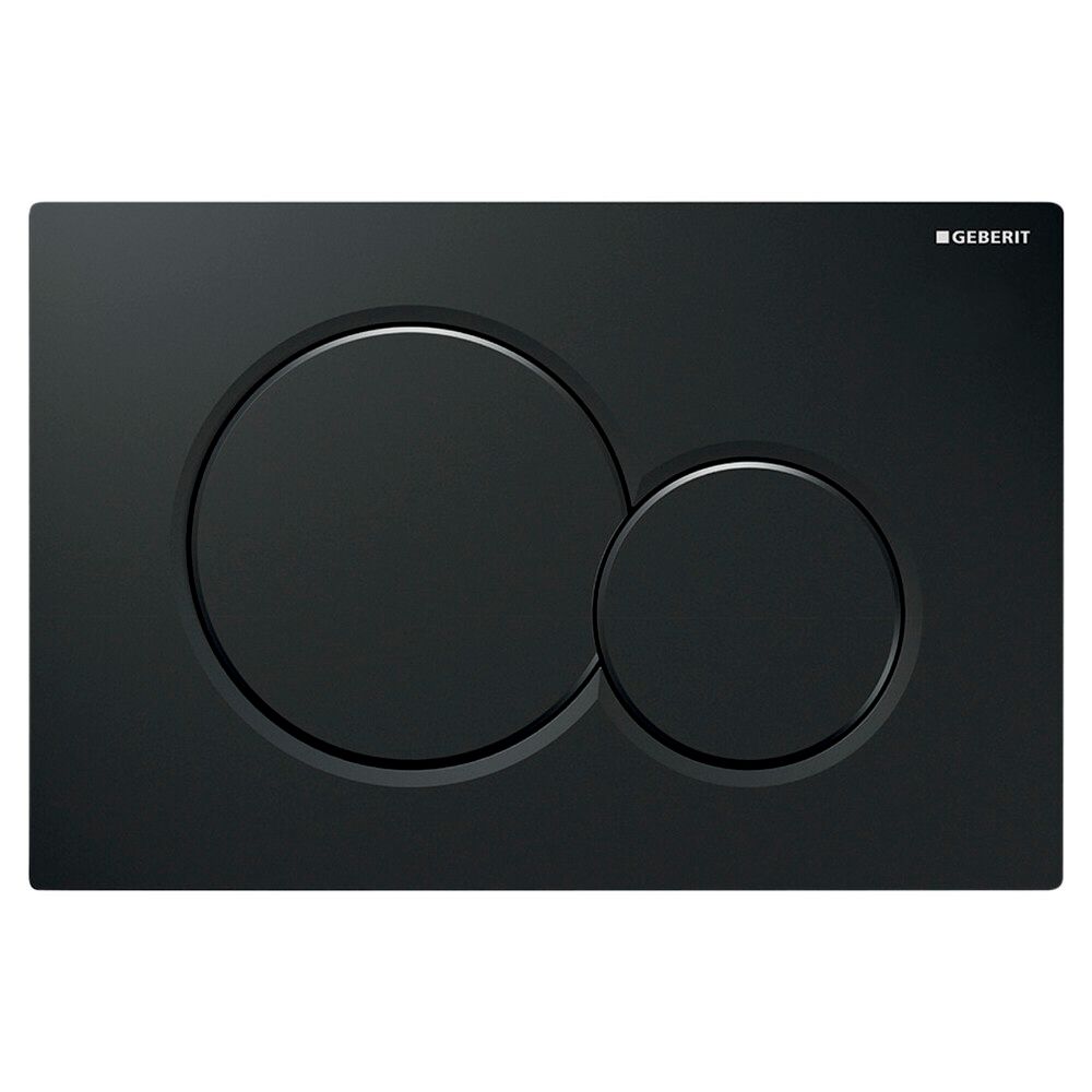 Geberit SIGMA01 Plaque DE Commande Ronde Noir
