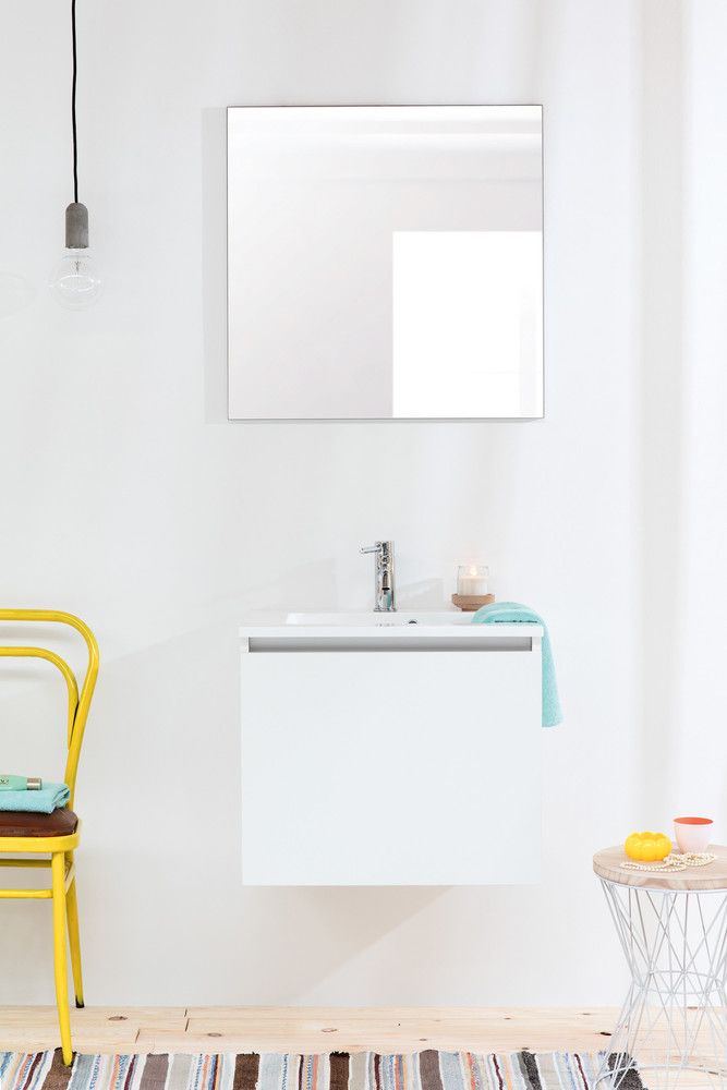 Intro Ensemble Sous-meuble Tempus 60CM 1 Porte 1 Lavabo Riverside Oak