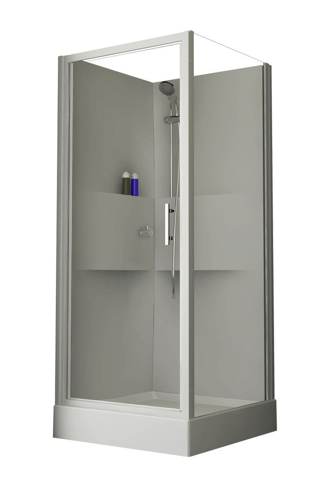 Intro Lilou Basis Cabine Douche EN Polystyrène 4MM Brillant Porte Pivotante