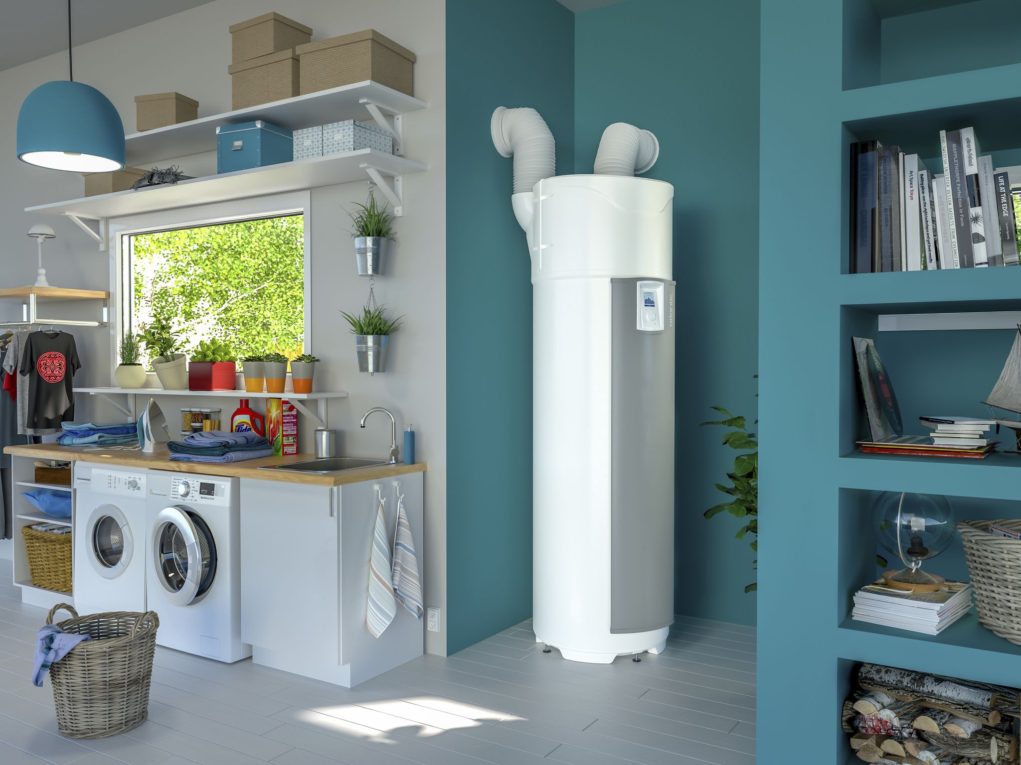 CHAUFFE-EAU THERMODYNAMIQUE MONOBLOC 200 LITRE -EXPLORER V4 vue 3