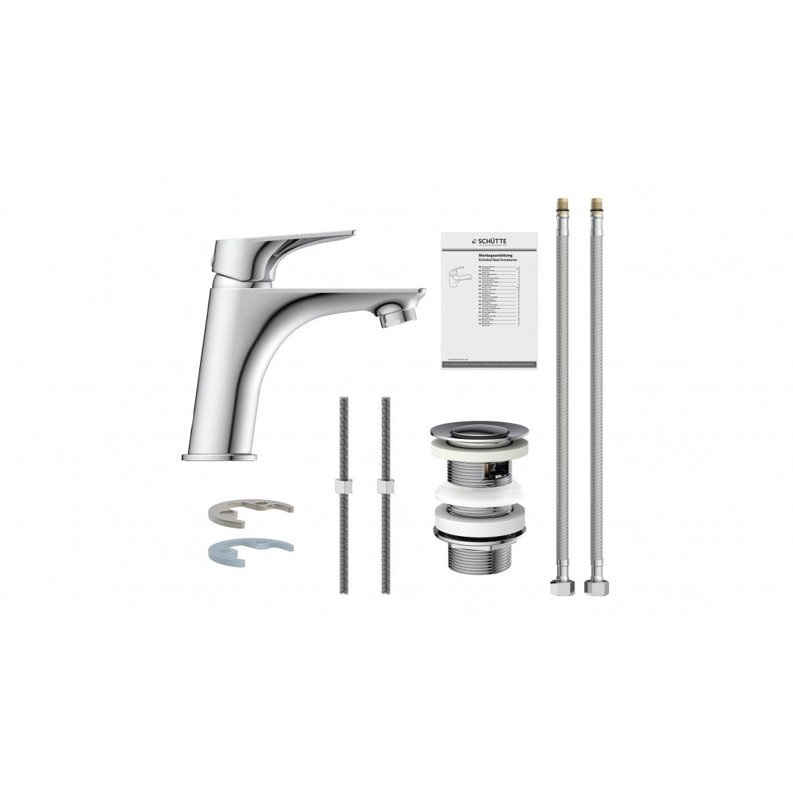 33210 BOSTON Wash basin mixer, chrome vue 4