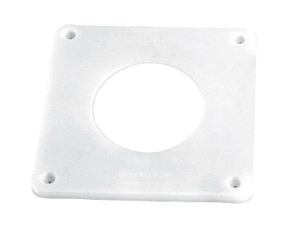 Muelink & Grol Plaque Murale Pour Terminal Mural D60/100 Plastique Blanc