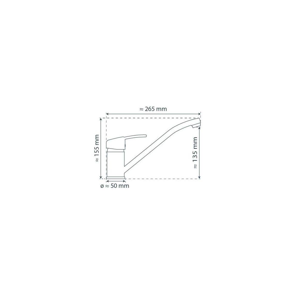 35550 DANTE Sink mixer, chrome vue 4