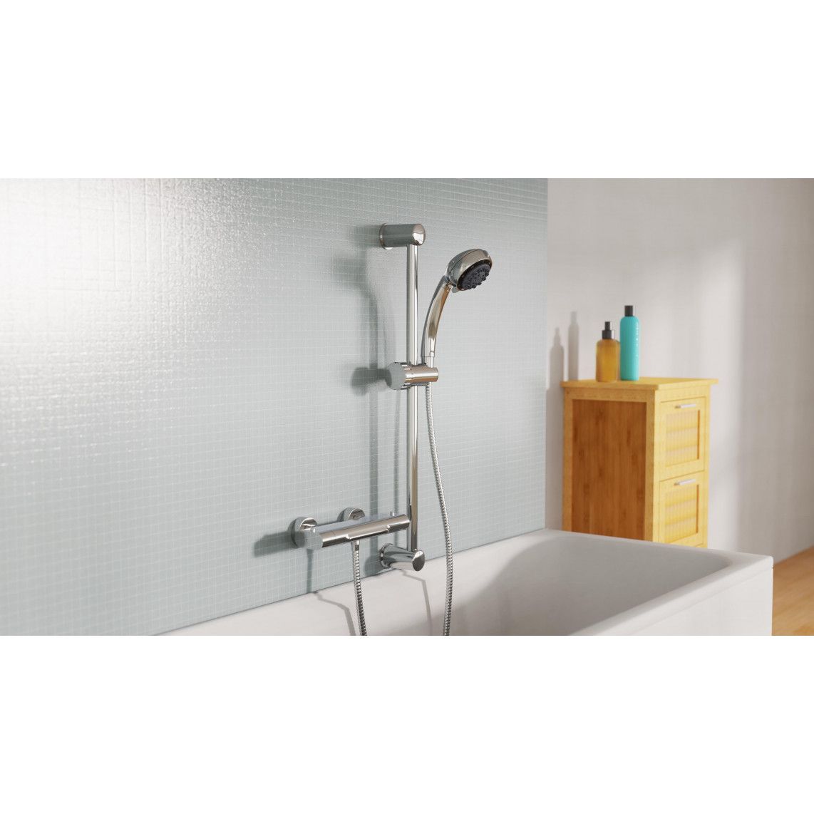 DX3004CSBPLUS VITAL Shower rail set, chrome vue 6