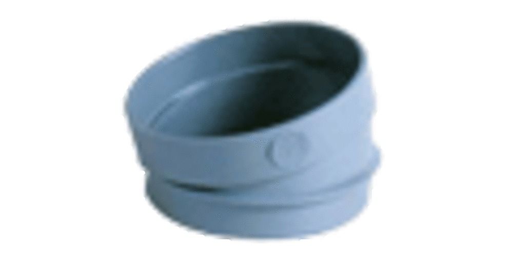 Nicoll raccord à coller PVC coude 15° MF D 100 gris