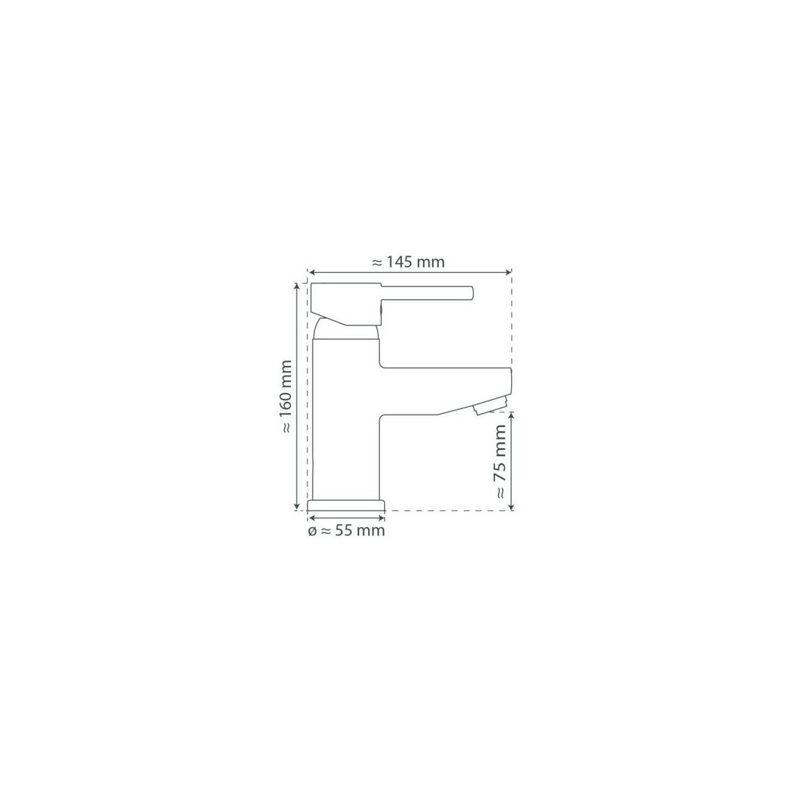 79910 ATLANTA Wastafelkraan, chroom vue 4