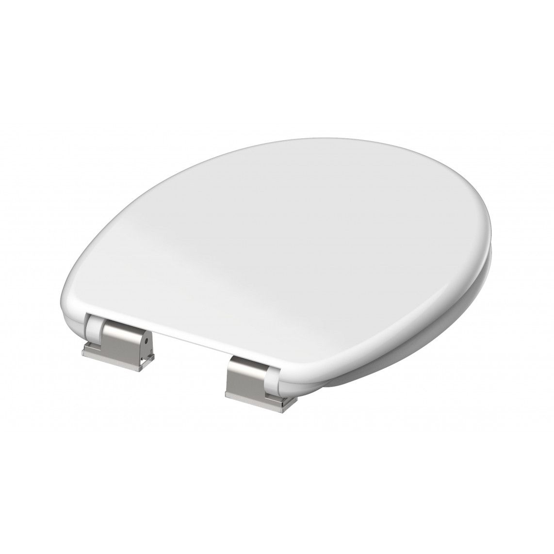 82100 abattant WC en Duroplast WHITE, avec frein de chute vue 5
