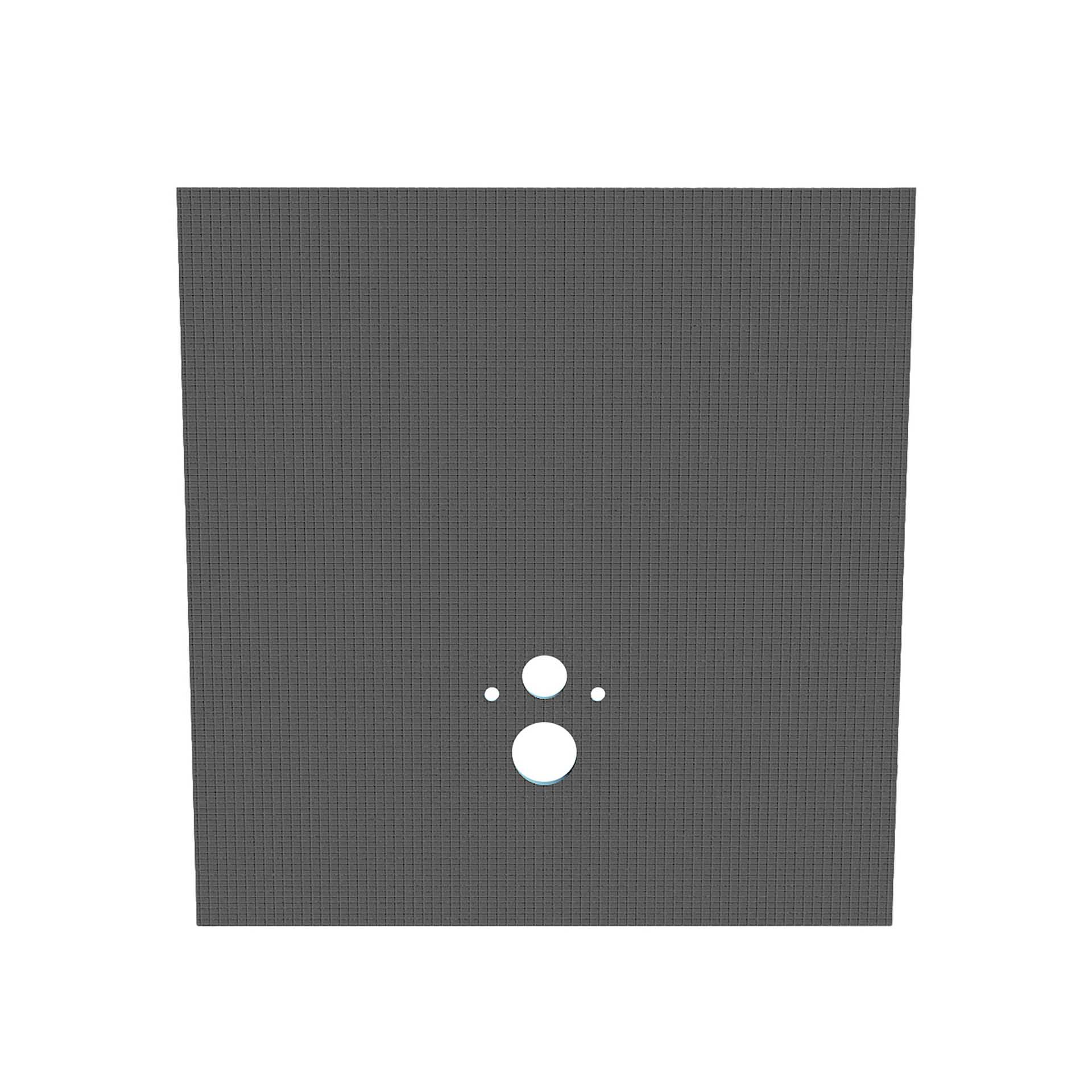 PLAQUE DE CONSTRUCTION ET D'ISOLATION WC SUSPENDU - ETANCHE - XPS - 1200X1300X20MM - GRISE vue 2