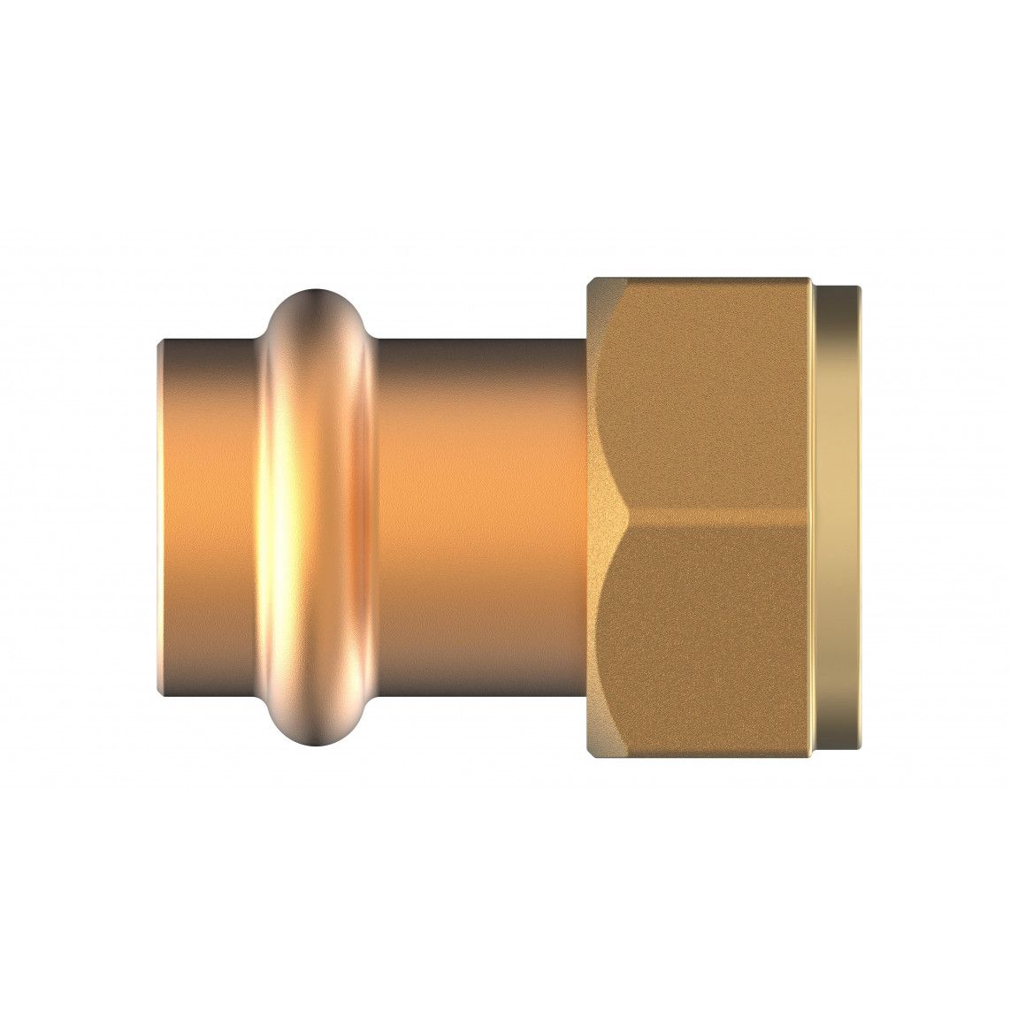 988628654 BR overgang schroefverbinding, blanco, 18 mm x 3/4"BI, 1 mof, (P4355) vue 2