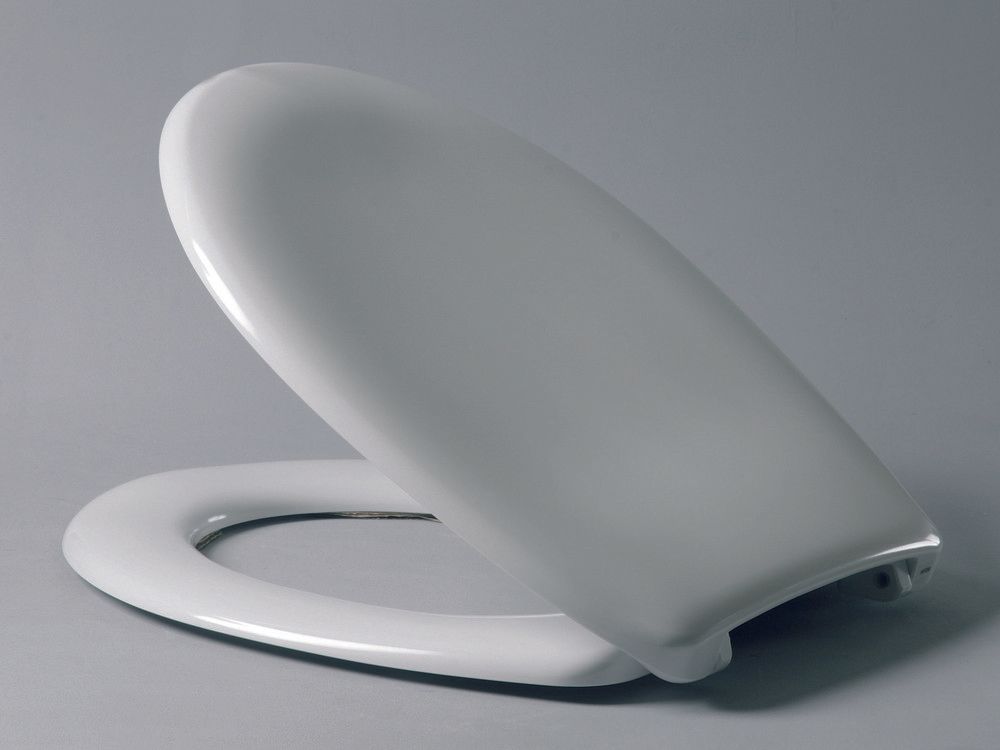 Haro Ecco Abattant Universel Avec Charnières EN INOX Blanc