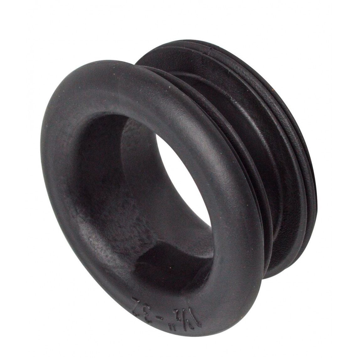 986714748 Threaded nipple, black, 1 1/2" x 32 mm, for trap outlet