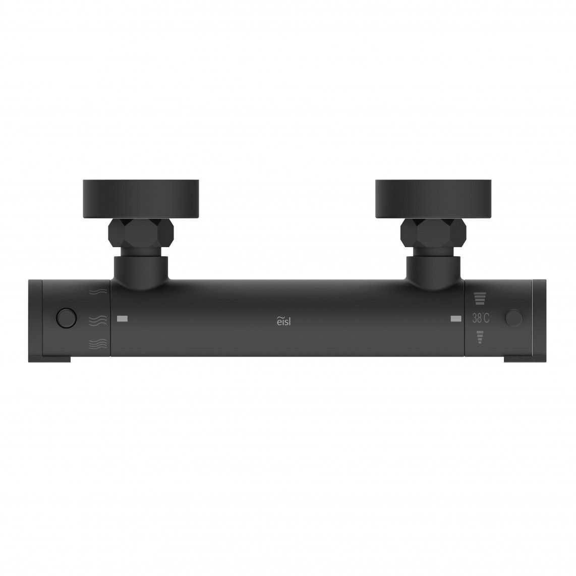 CLT168ACRBL CLAUDIO Thermostatische douchekraan, mat zwart vue 5