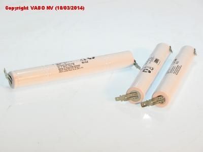 Ni-Cd 4SC HT Stack 4,8V + 6.3 man - 4.8 man 23 x 172